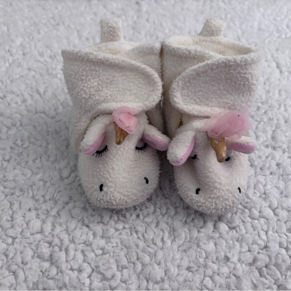 Adorable Unicorn Baby Booties